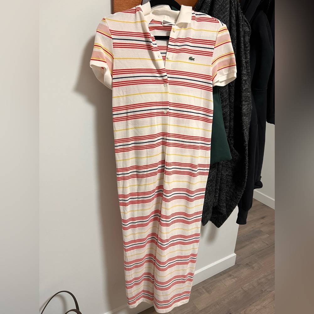 Lacoste polo maxi dress